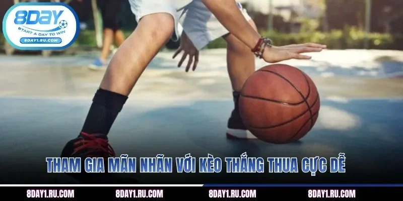 Tham gia mãn nhãn với kèo thắng thua cực dễ